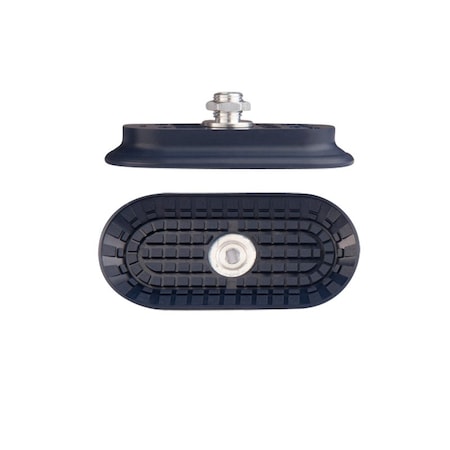 Fipa Flat vacuum cup oval 105x50 mm, NBR blue, fitting M14x1.5-male 130.105x50.168.1